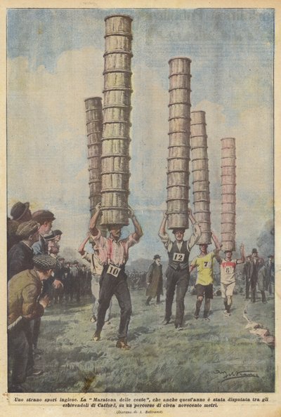 奇妙なイギリスのスポーツ 作： Achille Beltrame