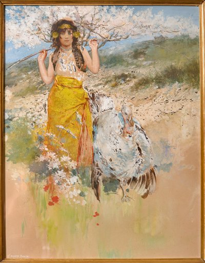 七面鳥の守護者 作： Achille Boschi