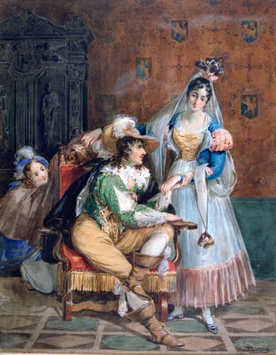 ガレント、c1820-1857 作： Achille Devéria
