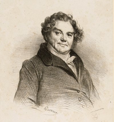 冒険家で治安警察の責任者だったウジェーヌ・ヴィドック（1775-1857）の肖像。 作： アキレ・デベリア