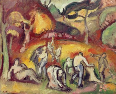 秋の仕事 作： Achille Emile Othon Friesz