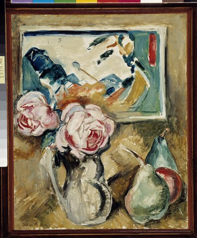 子鹿の静物画「ケシ畑」 作： Achille Emile Othon Friesz
