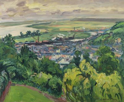 オンフルールの風景 作： Achille Emile Othon Friesz