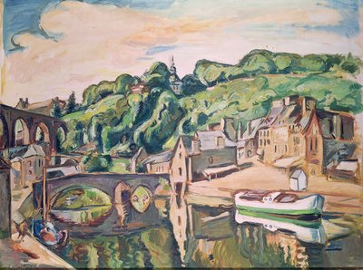 ディナンの眺め（キャンバスに油彩） 作： Achille Emile Othon Friesz