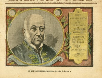 アシール・ルモ（1846-1909）が描いた「ル・ペレラン」のイラスト 作： Achille Lemot