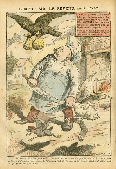 アシール・ルモ（1846-1909）が描いた「ル・ペレラン」のイラスト 作： Achille Lemot