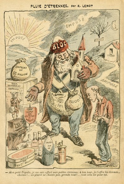 アシール・ルモ（1846-1909）が描いた「ル・ペレラン」のイラスト 作： Achille Lemot