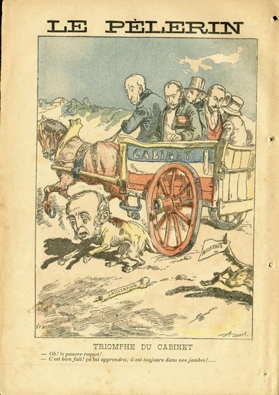 Le Pelerin』に掲載されたAchille Lemot（1846-1909）のイラスト 作： Achille Lemot