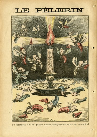 Le Pelerin』に掲載されたAchille Lemot（1846-1909）のイラスト 作： Achille Lemot