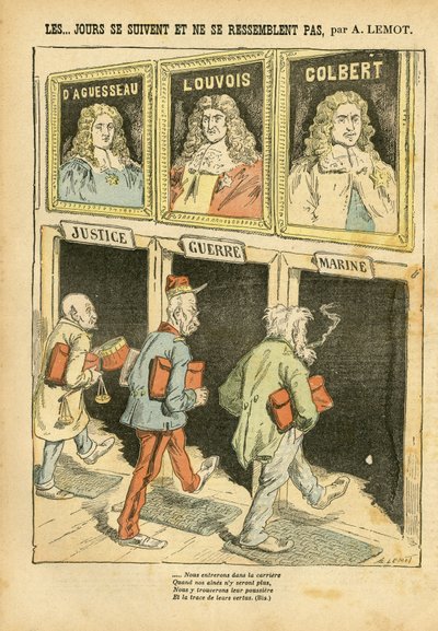 Le Pelerin』に掲載されたAchille Lemot（1846-1909）のイラスト 作： Achille Lemot