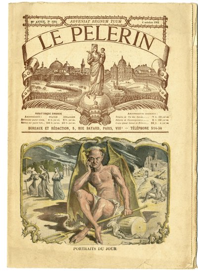 Le Pelerin』に掲載されたAchille Lemot（1846-1909）のイラスト 作： Achille Lemot