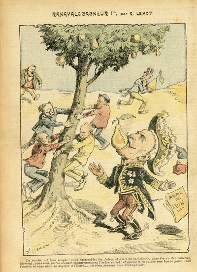 Le Pelerin』に掲載されたAchille Lemot（1846-1909）のイラスト 作： Achille Lemot