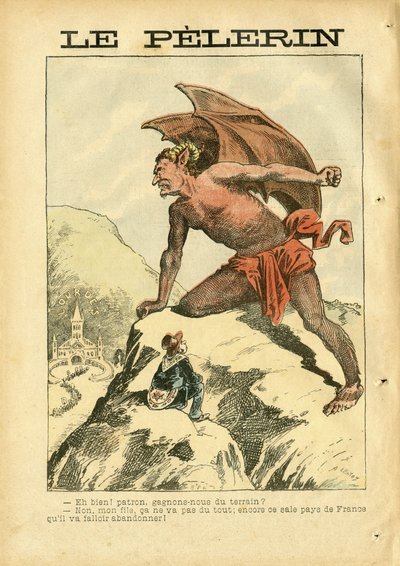 Le Pelerin』に掲載されたAchille Lemot（1846-1909）のイラスト 作： Achille Lemot