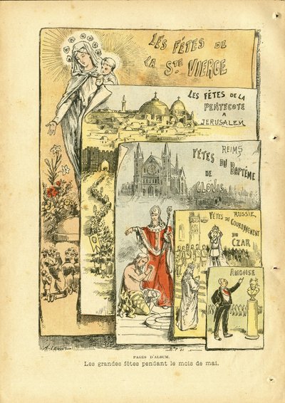Le Pelerin』に掲載されたAchille Lemot（1846-1909）のイラスト 作： Achille Lemot