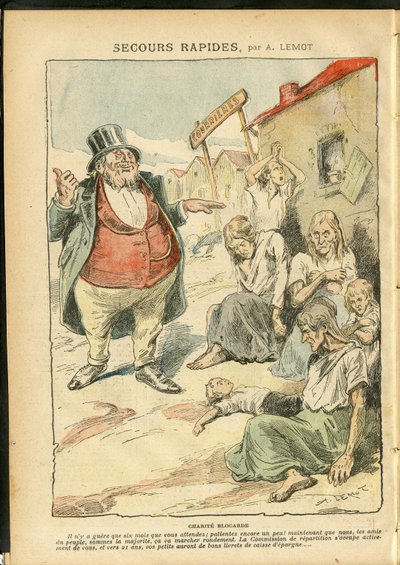 Le Pelerin』に掲載されたAchille Lemot（1846-1909）のイラスト 作： Achille Lemot