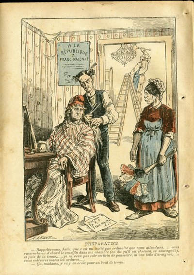 Le Pelerin』に掲載されたAchille Lemot（1846-1909）のイラスト 作： Achille Lemot