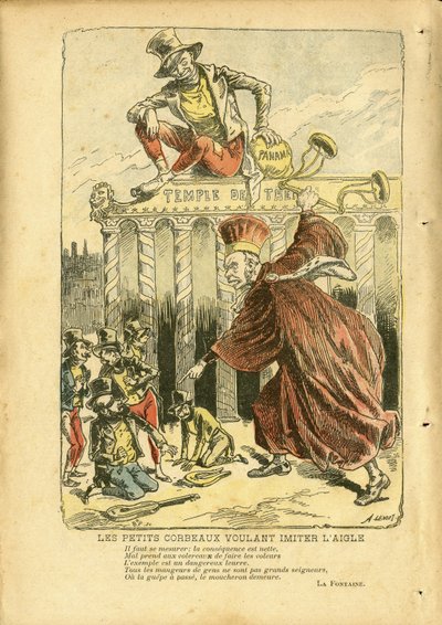 Le Pelerin』に掲載されたAchille Lemot（1846-1909）のイラスト 作： Achille Lemot