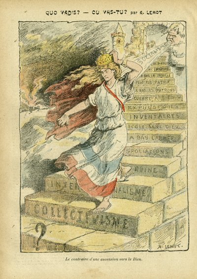 Le Pelerin』に掲載されたAchille Lemot（1846-1909）のイラスト 作： Achille Lemot