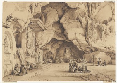 サンタンジェロ ファサネッラの岩の礼拝堂の人物 作： Achille Vianelli