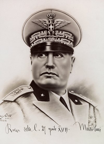 ベニート・ムッソリーニ、27041931 作： Achille Villani