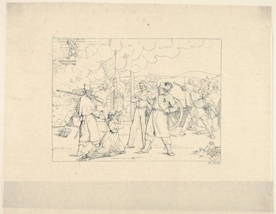 ヴァリアント・メン・ダット・フィット・ミット・シーゲル、南軍戦争エッチング、1861-63年。 作： Adalbert John Volck