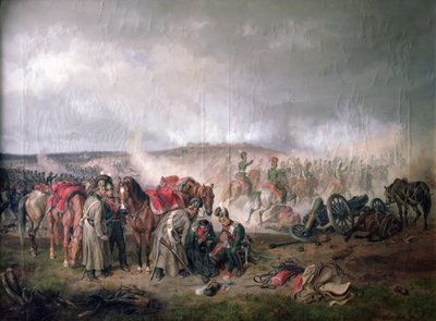 1812年、1862年のボロジノの戦いでのサインハイム伯爵の死 作： Adam Albrecht