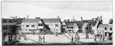 ロンドンのアランデルハウスのサウスビュー。1646年にヴァーツラフホラーによってエッチングされ、1792年に公開されました。 作： Adam Alexius Bierling