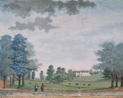 チャウトンの大邸宅と公園、1780年頃 作： Adam Callander