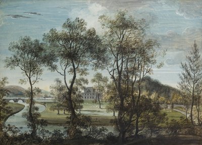 インヴァラリーの眺め、1781 作： Adam Callander