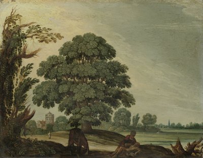 良きサマリア人のいる風景 作： Adam Elsheimer (follower of)