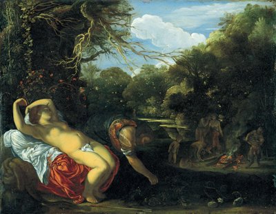 アポロとコロニス 作： Adam Elsheimer