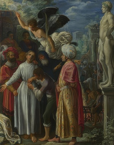 殉教前のセントローレンス。 1600-01年頃 作： Adam Elsheimer
