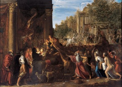 満足 作： Adam Elsheimer