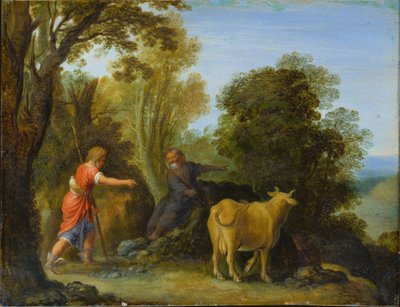 水星とバタス 作： Adam Elsheimer