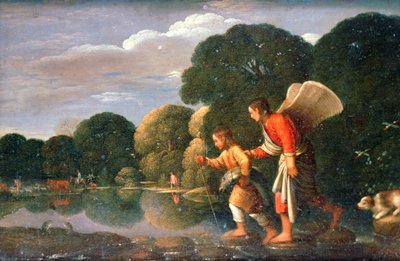 トビアスと天使、1578-1610 作： Adam Elsheimer