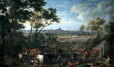 トゥルネーを包囲するルイ14世の軍隊、アダム・フランツ・ファン・デル・ミューレン（1632-1690）作、フランス・ベルギー 作： Adam Frans van der Meulen