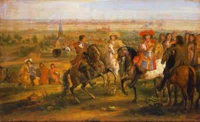 ルイ14世によるリールの占領、8月28日 作： Adam Frans van der Meulen