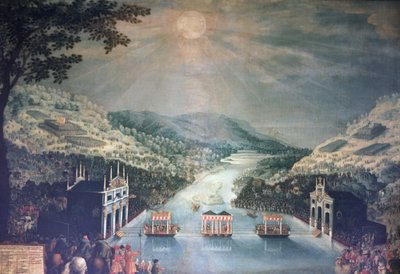 配達、フェザント諸島（キャンバスに油彩） 作： Adam Frans van der Meulen