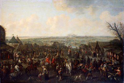 町の包囲、1660年。 作： Adam Frans van der Meulen