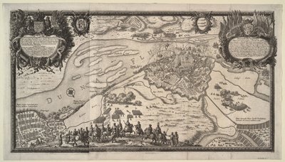 1656年、1656年のロシア皇帝アレクセイミハイロヴィチの指揮するリガの包囲 作： Adam Perelle