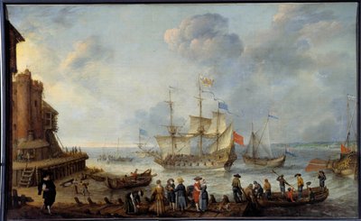 アダム・ウィラート（1577-1664）の絵画容器 17世紀 ルアーブル、ボザール美術館 作： Adam Willaerts