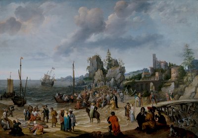 ジェネサレの浜辺の奇跡 作： Adam Willaerts