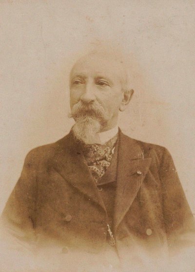 作曲家アダム・ミュンヒハイマーの肖像、1830～1904年頃。 1890年。 作： Adam junior Münchheimer