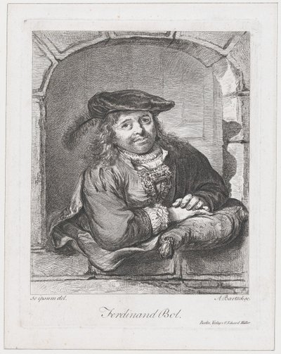 フェルディナンド・ボルの肖像、1803-08。 作： Adam von Bartsch