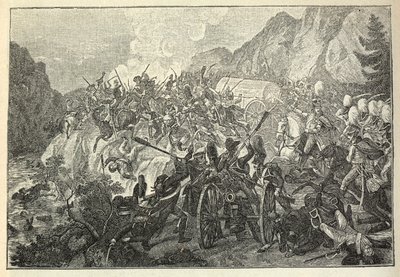 1813年8月26日のカッツバッハの戦い。 作： Adam von Bartsch
