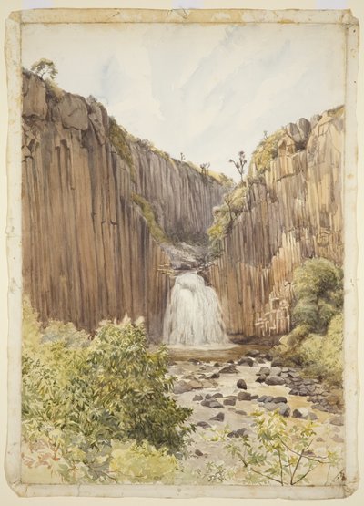 レグラの滝（水彩画 作： Adela Breton