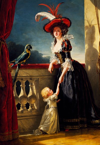 アデライド・ド・ブルボンの肖像、アデライド・ラビーユ＝ギアール作、絵画 作： Adelaide Labille Guiard