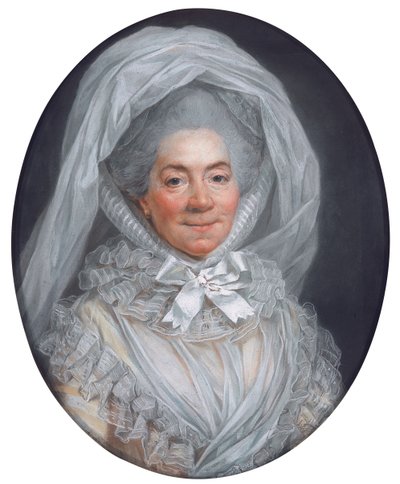 ポンパドゥール夫人の母親、ポワソン夫人として知られる女性の肖像画 作： Adelaide Labille Guiard