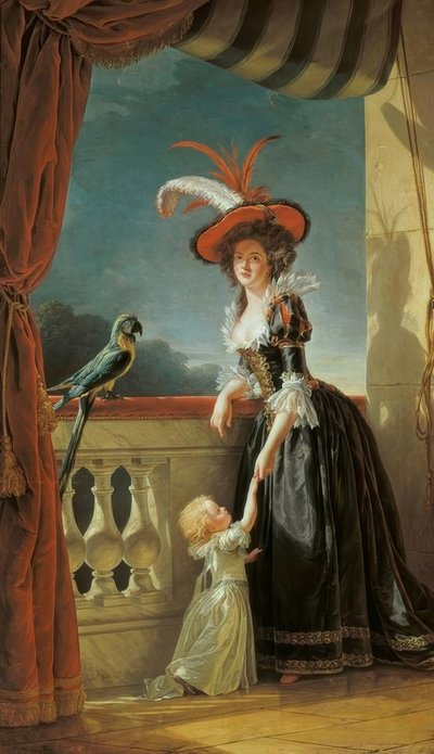 ルイーズ・エリザベス・ド・フランス-ラビル・ギアル 作： Adelaide Labille Guiard