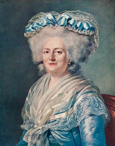 マダムヴィクトワール、1787年 作： Adelaide Labille Guiard